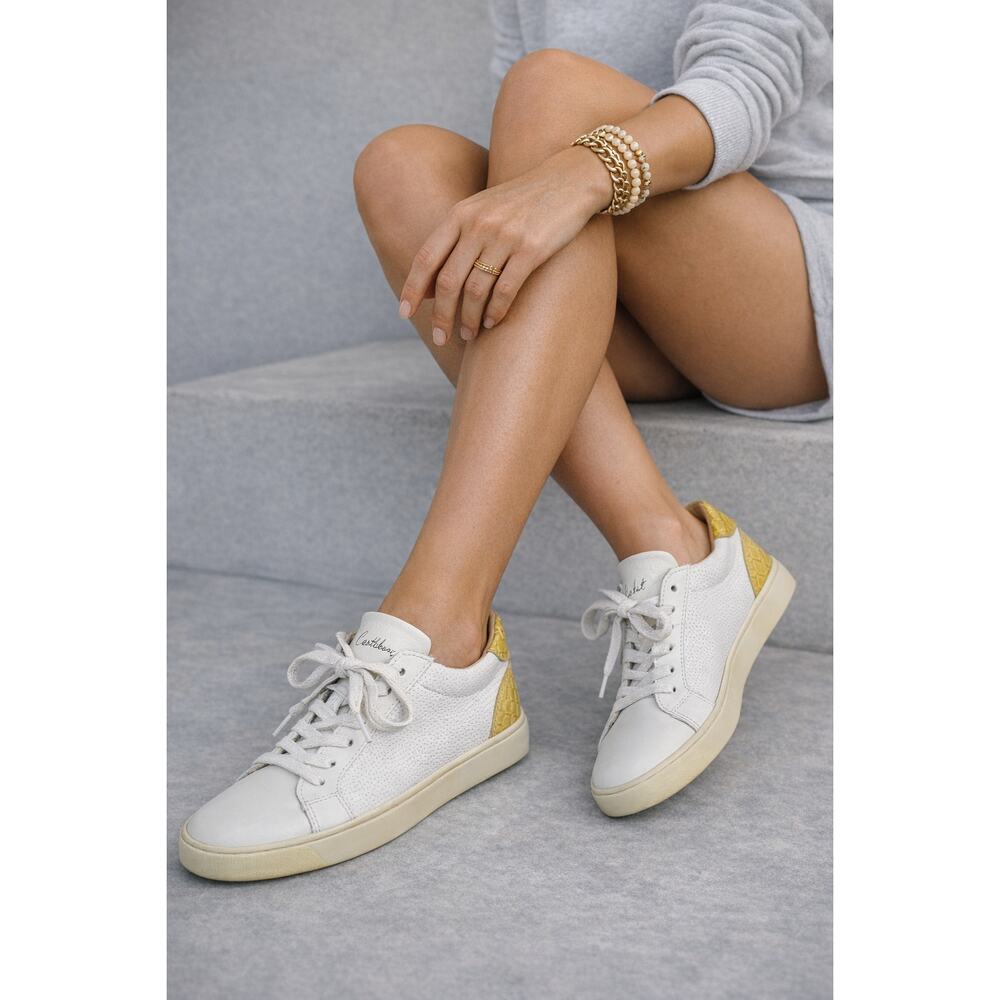 Greats Brooklyn Sneakers White Leather Made in Italy Womens Size 9